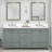 Souther 72" Double Bathroom Vanity with Top-118101680-118101683