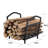 Abhijit 17'' W x 13'' D Metal Log Store