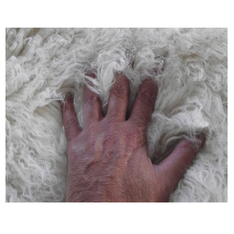 Stylish flokati rugs in popular sizes. Soft and fluffy 3” pile. 100% wool. Natural wool area rug, Rectangle 6' x 9'