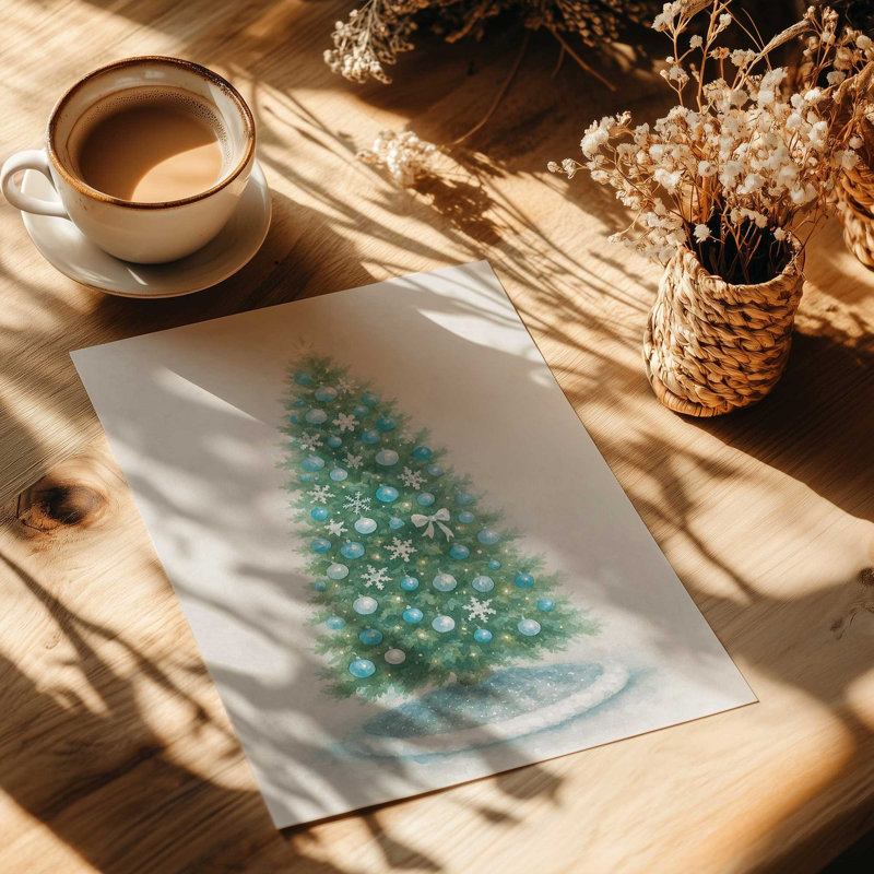 Reproduction d'art «Frosted Elegance», 11 po x 14 po, Sans cadre