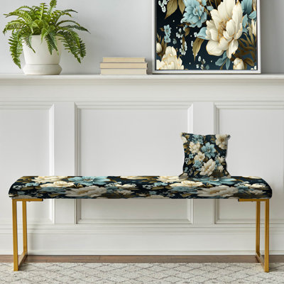 Victorian Elegance - Motif cachemire blanc