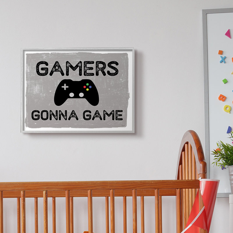 Moteurs de jeu Gamers Gonna, Estampe numérique Farmhouse, H 16 po x l 20 po x P 1,5 po