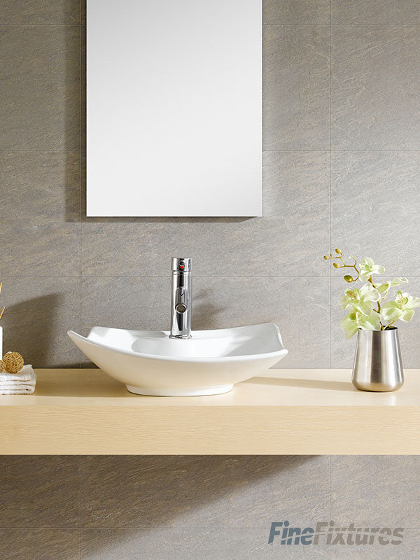 Modern Ceramic Specialty Vessel Bathroom Sink