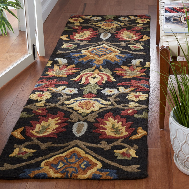 Hemsley Hand Tufted Wool Floral Rug
