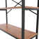 Gianantonio 70.9" x 31.5" Shelving Unit Rustic Industrial Large Bookshelf for Home Décor Display