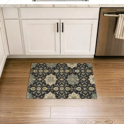 Tapis Chantille ACN3077 Global, lavable à la machine, intérieur/extérieur