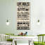«Life Rules», impression sur toile tendue-684154340