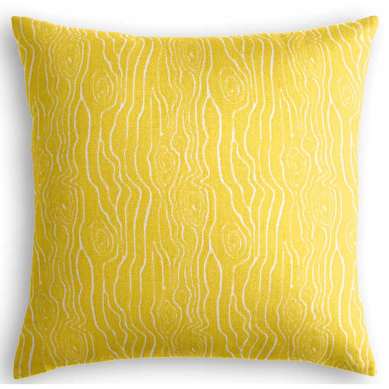 Tobi Fairley Rivers Square Pillow Cover & Insert, 22" x 22", Gray