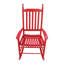 Chaise berçante rose en bois franc rose - fabriquée en bois massif pour une utilisation à long terme pour le balcon et les espaces. Accoudoirs larges et confortables. Dossier à lattes sécuritaire. Assemblage facile.