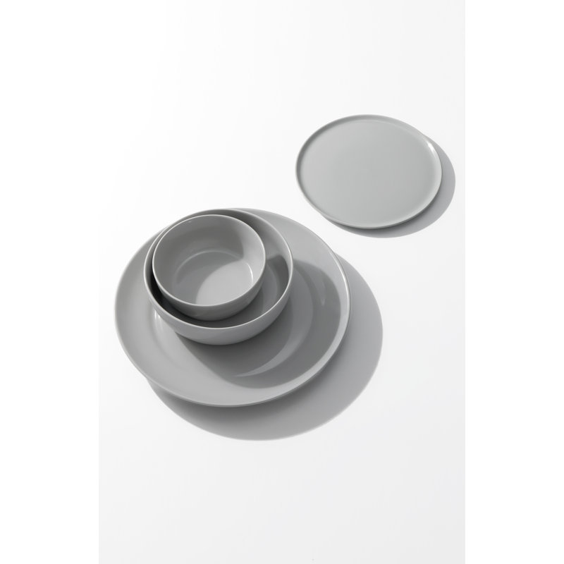 Service de table Slim (4 pièces), Gris