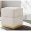 Tabouret d'appoint avec compartiment de rangement beige-173586857