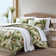 Palmiers Green/Cream Cotton Reversible Tropical 4 Piece Comforter Set