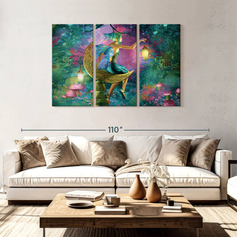 Kelan Moon Fairy, 48" H x 74" W