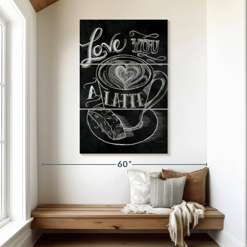 Tergel Love You A Latte I, H 50 po x l 32 po