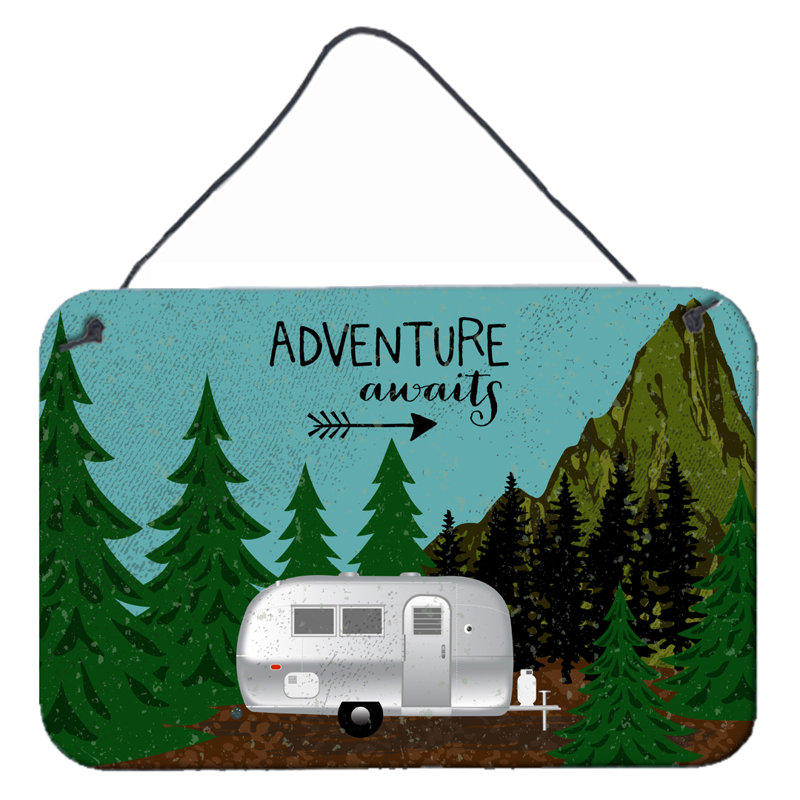 Décoration murale, Une aventure dans les airs en camping vous attend