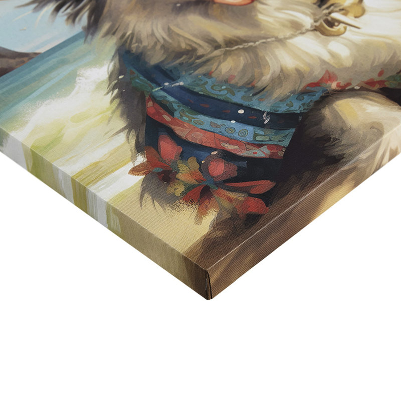 Adorable œuvre d'art murale suspendue - ajoutez une touche à votre pièce, magnifique reproduction d'art sur toile pour un look captivant
