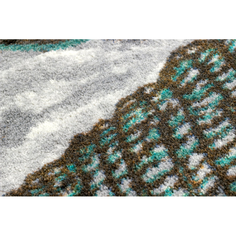 Aziz Abstract Indoor Rug, Rectangle 3' x 4'