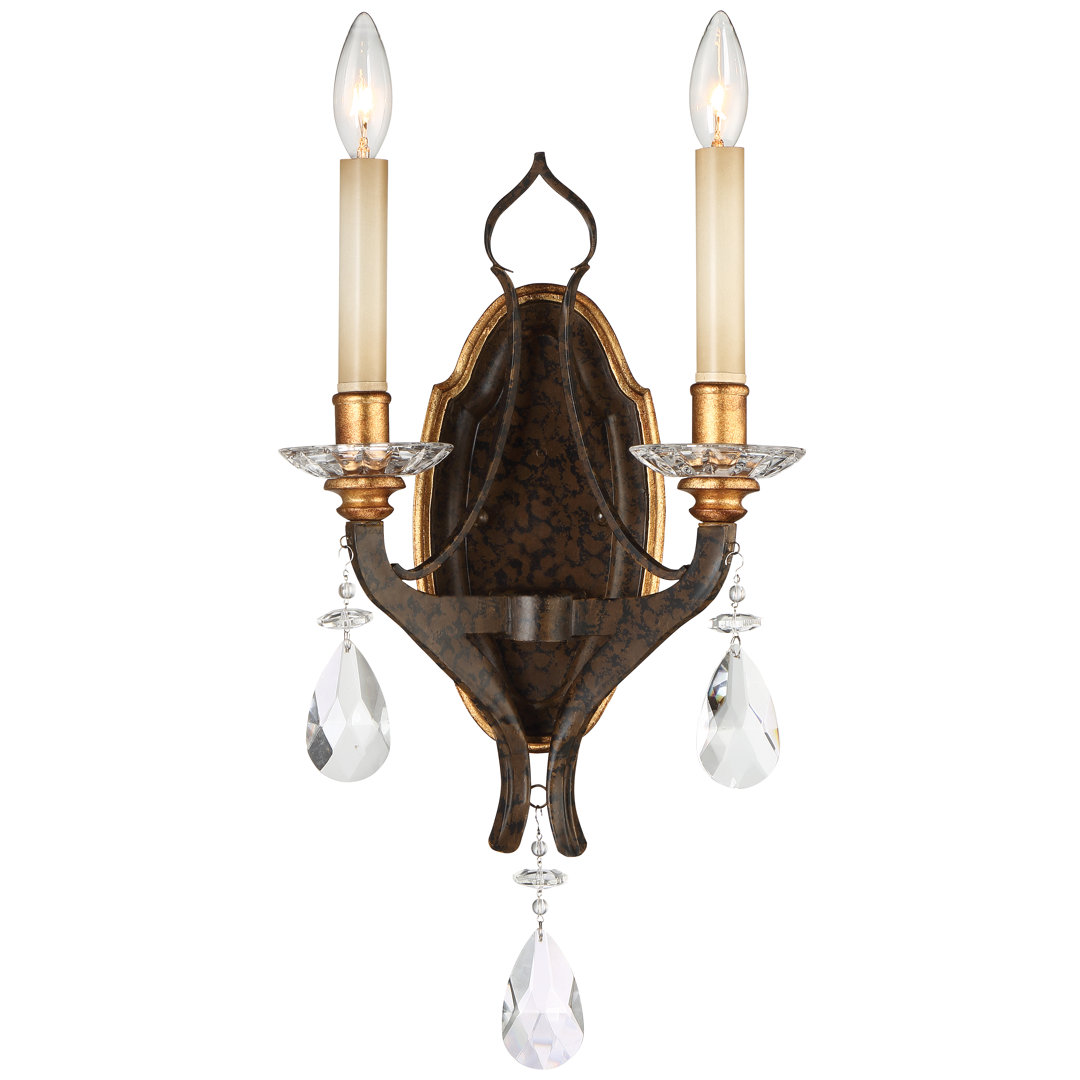 Chateau Nobles Steel Candle Wall Light Metropolitan by Minka