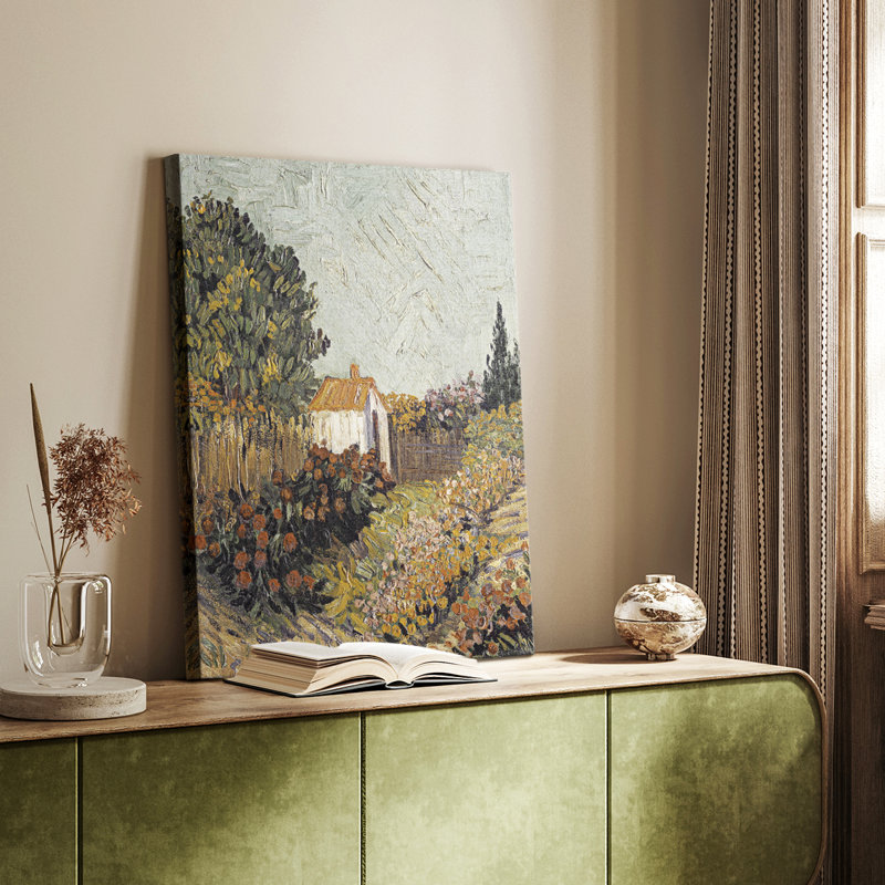 Paysage rétro CCLXV - galerie Cavas, H 18 po x l 12 po