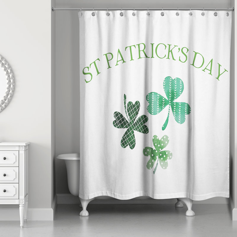 Rideau de douche St Patricks Clovers