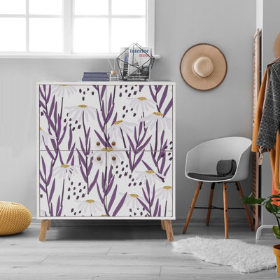 15 Pairs Freestanding Decorative Shoe Storage Cabinet