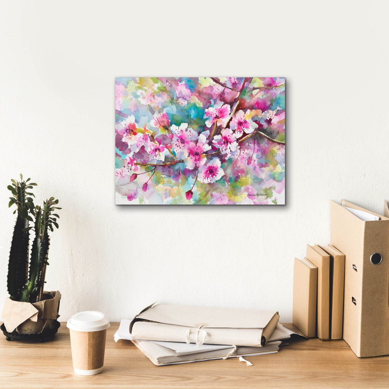 Art mural sur toile Winston Porter «Springing Forth» par Annelein Beukenkamp, H 12 po x l 16 po x P 0,75 po