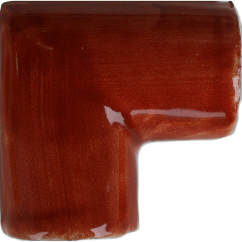 2" x 2" 5pcs TalaMex Talavera Clay Pencil Corner, Terracotta