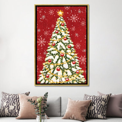 Oh Christmas Tree - reproduction d'art murale - toile encadrée