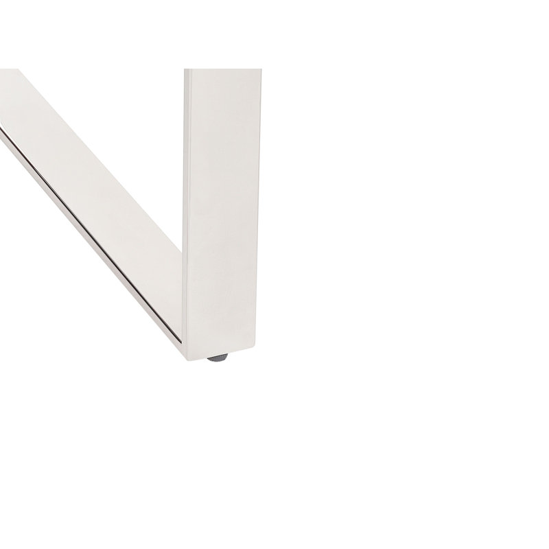 Cambrey Sled Coffee Table, Silver 