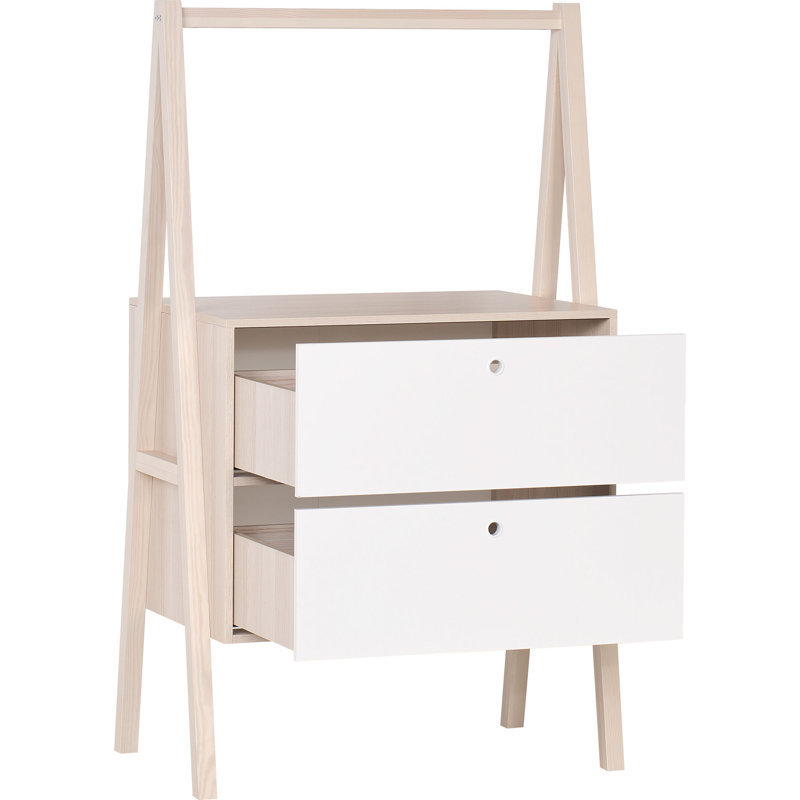 Robena 2 Drawer Chest of Drawers, White