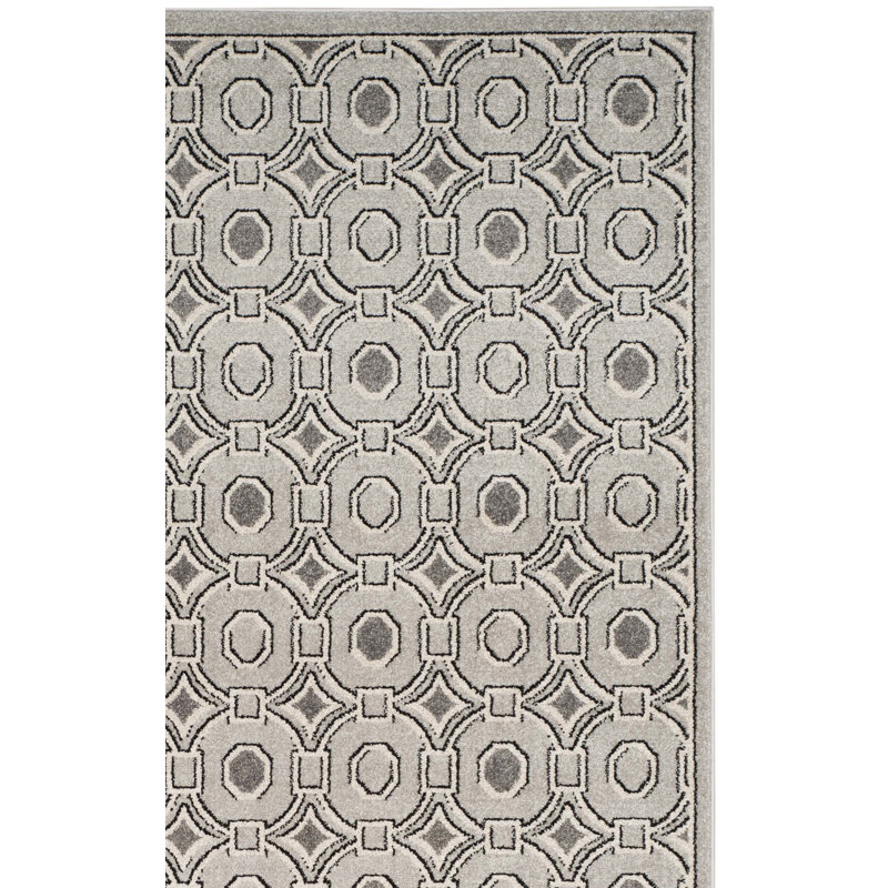 Tapis géométrique Thornbury Performance, Tapis de couloir 2 pi 3 po x 7 pi