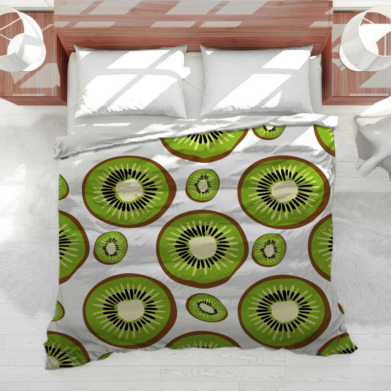 Kiwi Bedding Fruit Comforter Rustic, Twin Comforter