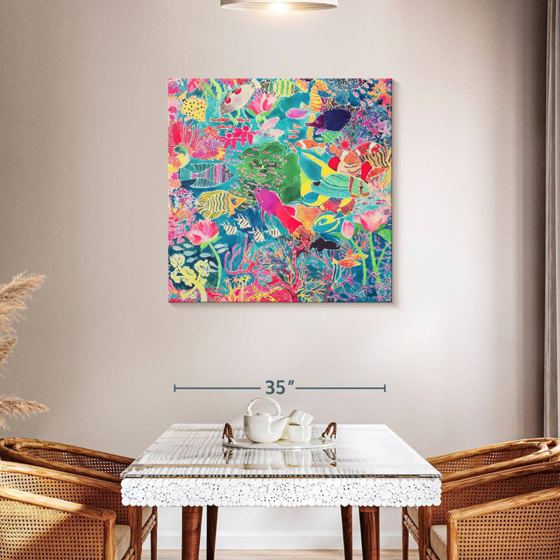 Brampt Underwater Rainbow, 36" H x 36" W