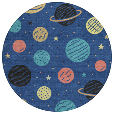 Machine Washable Indoor/Outdoor Chantille ACN2619 Kids Rug