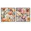 Hallman - Ensemble de 2 collages floraux carrés-101845882-101845888