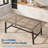 Rectangular Dining Table for 6-8, Modern Industrial Sturdy Table, Heat-Resistant-976274486
