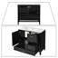 Meuble-lavabo autoportant moderne avec lavabo en céramique-973836053