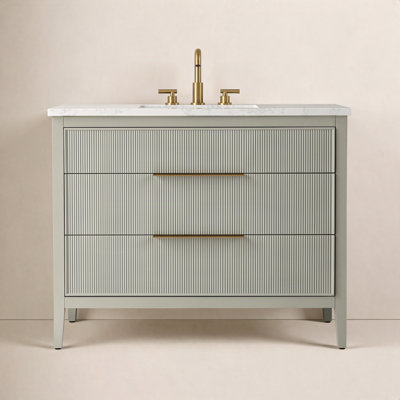 Bilroy 42" Oak Single Bathroom Vanity