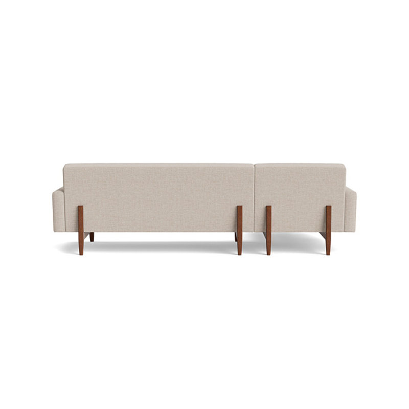 Tyler Chaise Sectional, Left Hand Facing, Performance Weave - Natural