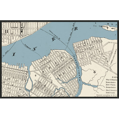 New York Parks Map 8 Print by Thom Filicia