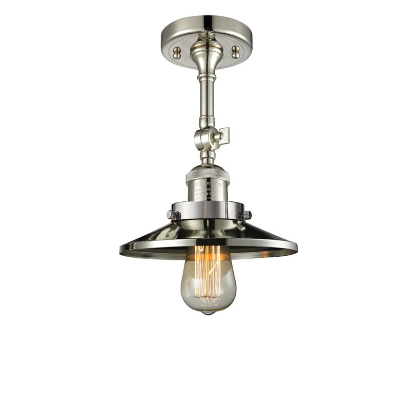 Clintonpark Dimmable Bath Sconce, 6 Watt Vinage LED Bulb, Polished Nickel, Polished Nickel