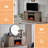 Chiara 5 Piece Farmhouse Living Room Table Sets,Barnwood-515200911
