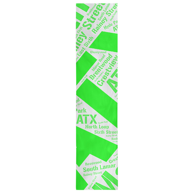 Chemin de table blendtable en coton, 90 po x 16 po, Vert, Austin