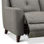 Upholstered 86 " Leather Match and Top Grain Leather Sofa