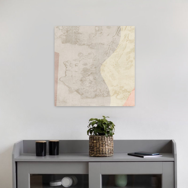 Art contemporain, art contemporain abstrait, H 18 po x l 18 po