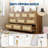 Rattan 10 Drawer Dresser, 59'' Wide Modern Farmhouse Chest of Drawers with Anti-Tipping Device-901737170