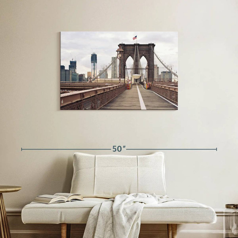 Passerelle Lilie Brooklyn Bridge, H 24 po x l 36 po