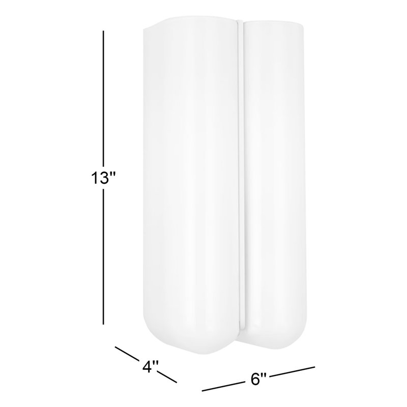 Cheverny 1 - Light Flush Mounted Sconce, Matte White