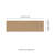 Striara Tannin 16 in. x 48 in. Concave Fluted Wood Look Matte Ceramic Wall Tile-128722684