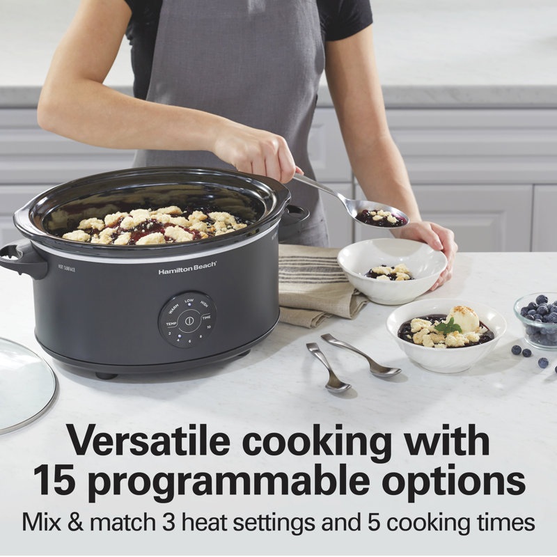 Hamilton Beach 6 Quart Programmable Slow Cooker